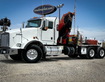 2018 Kenworth T800 Knuckleboom Crane Truck 210907